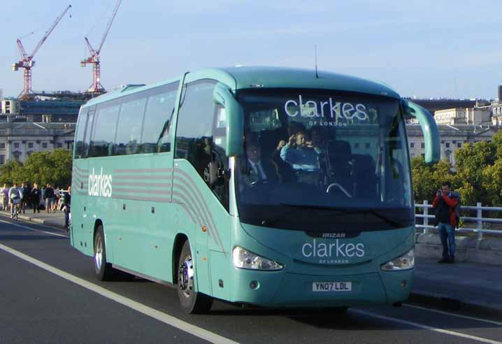 Clarkes Scania K114EB4 Irizar Century YN07LDL